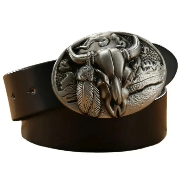 Ceinture Western Homme avec Boucle – Image 2
