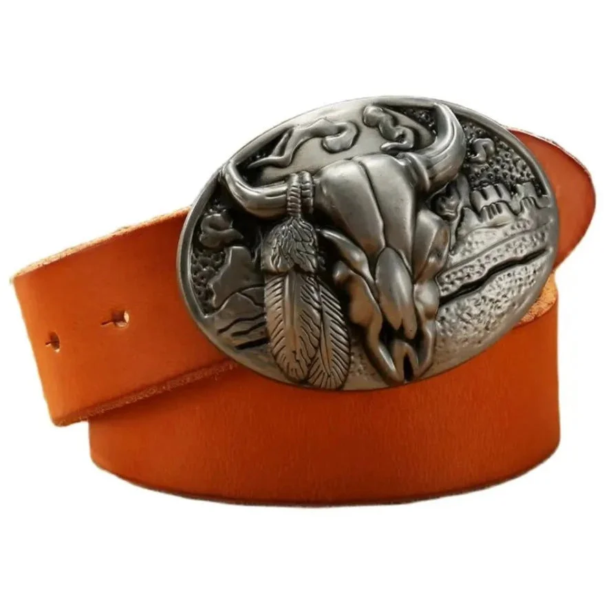 Ceinture Western Homme avec Boucle – Image 3