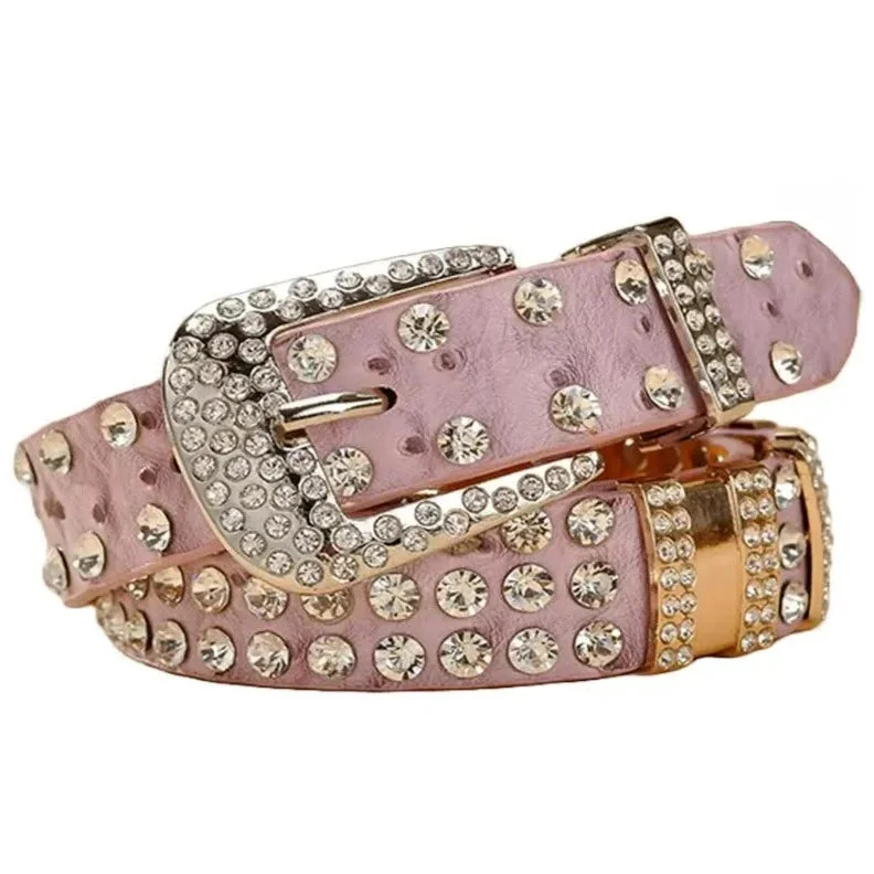 Détails de la Ceinture Western à Strass