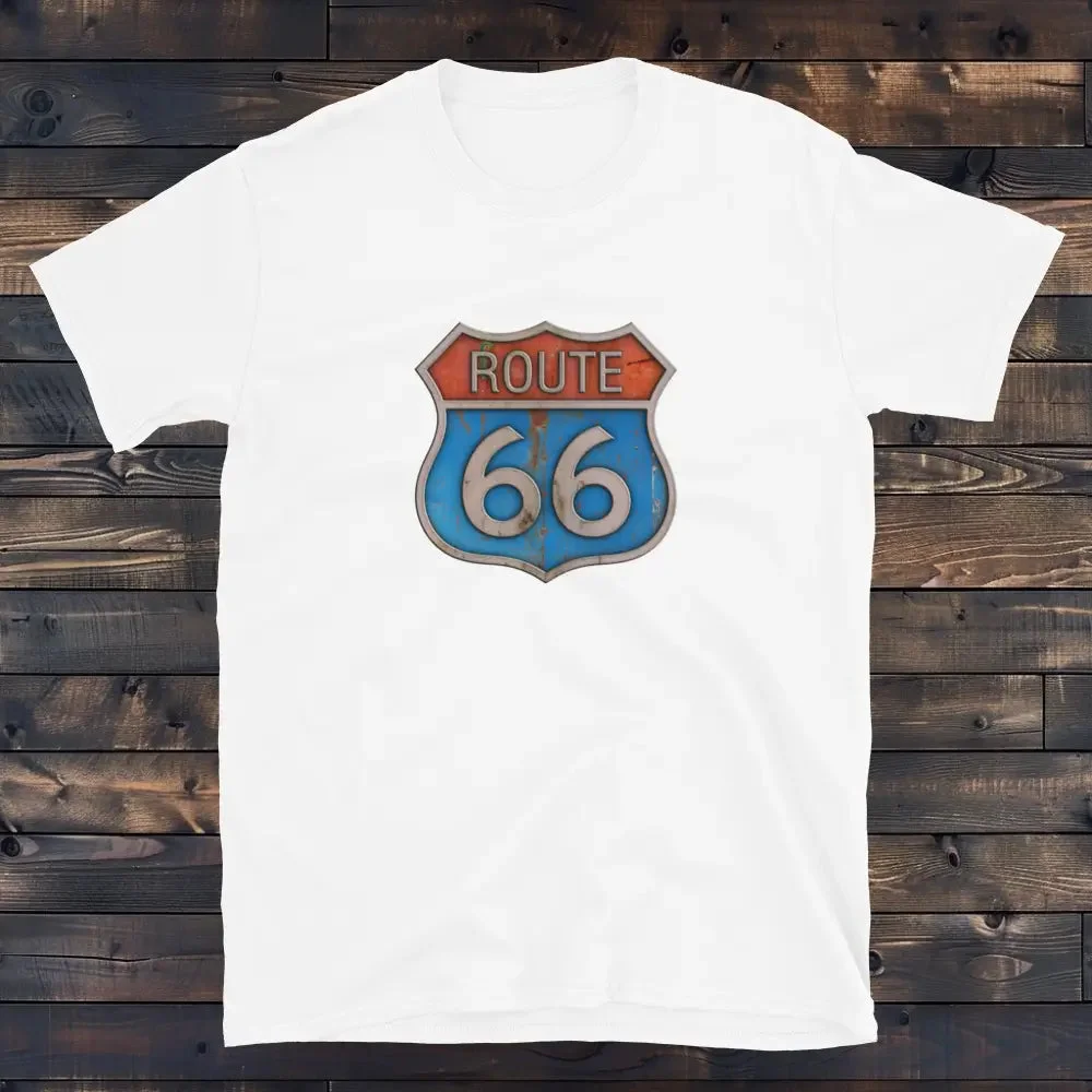 T-Shirt Route 66 en action