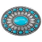 Boucle de Ceinture avec Turquoise