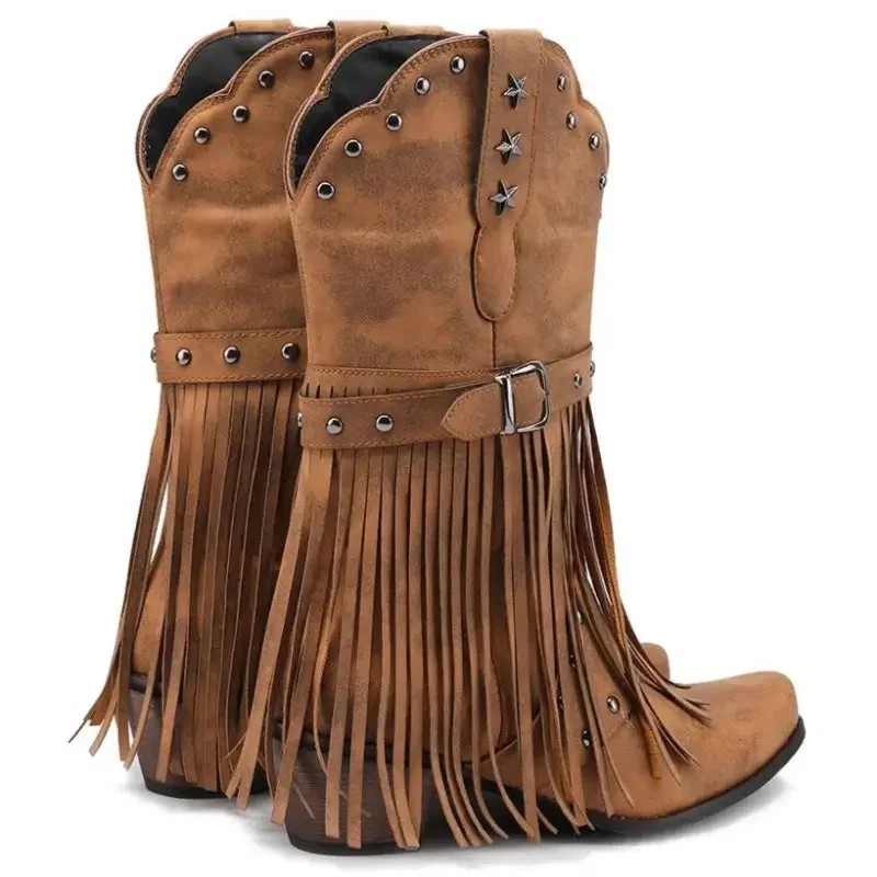 Bottes Western à Franges