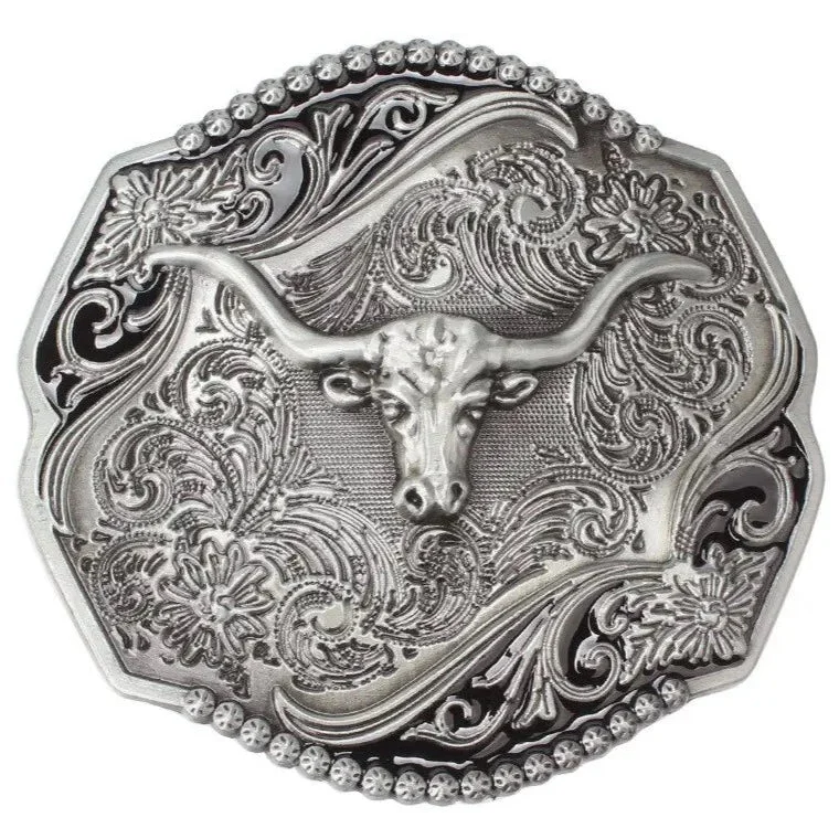 Boucle de Ceinture Américaine Western XL en Détail