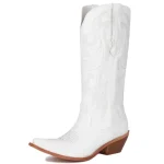 Bottes Cowboy Blanches pour Femme