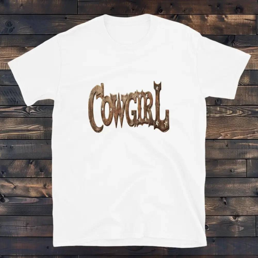 Détail du T-Shirt Femme Cowgirl