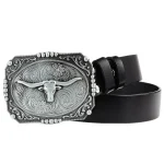 Ceinture de Cowboy en Cuir pour Homme