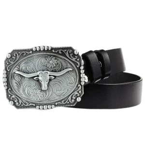 Ceinture de Cowboy en Cuir pour Homme