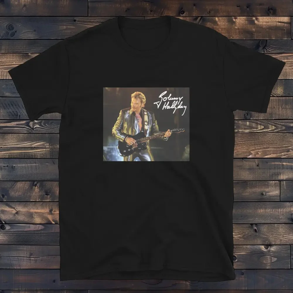 T-Shirt Johnny Hallyday Femme en mode décontracté