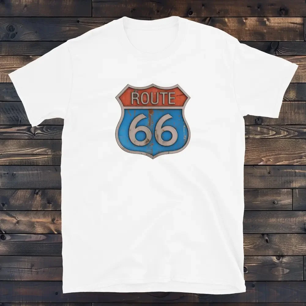 Tee Shirt Route 66 Femme en tenue casual
