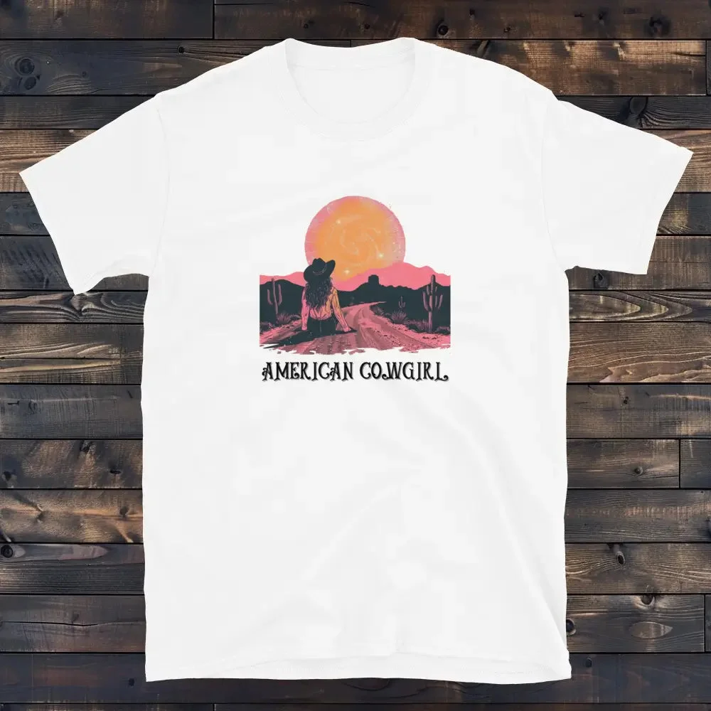 T-Shirt Cowgirl en action