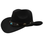 Chapeau de Cowboy Femme Noir