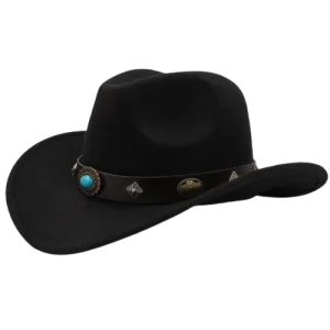 Chapeau de Cowboy Femme Noir