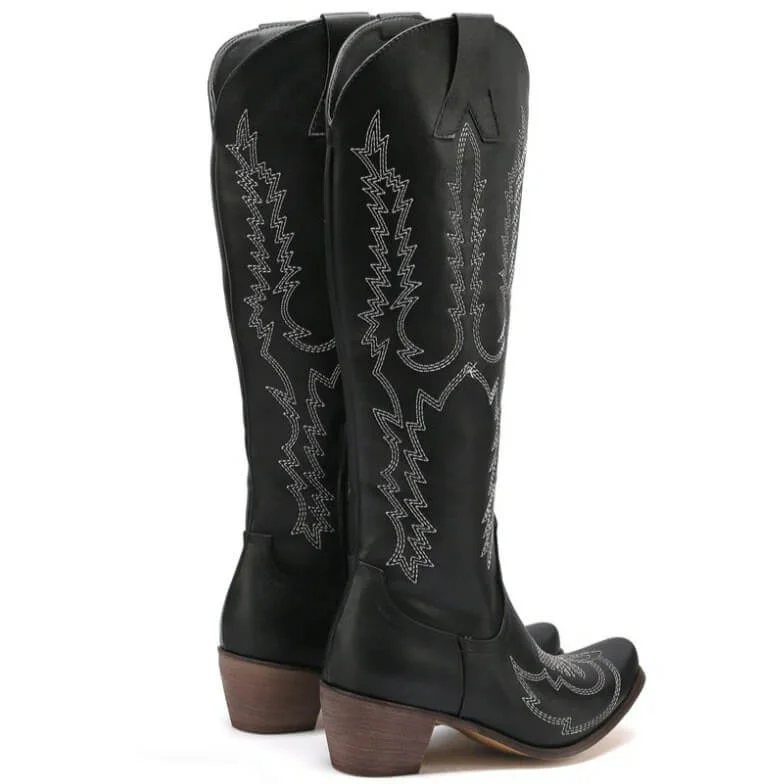 Détails des Bottes Équitation Western Femme