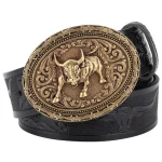 Ceinture avec Plaque Western