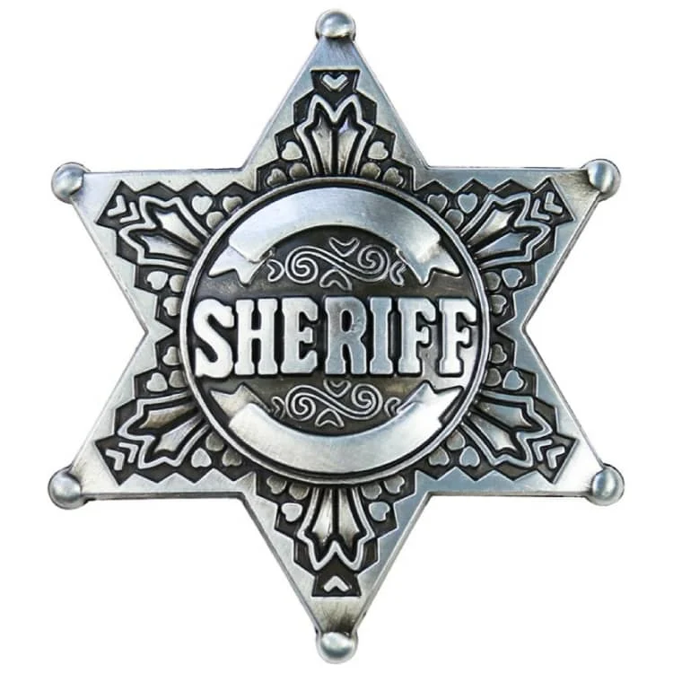 Boucle de Ceinture Shérif en Détail