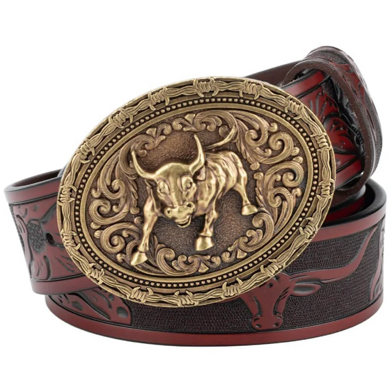 Ceinture Western en cuir