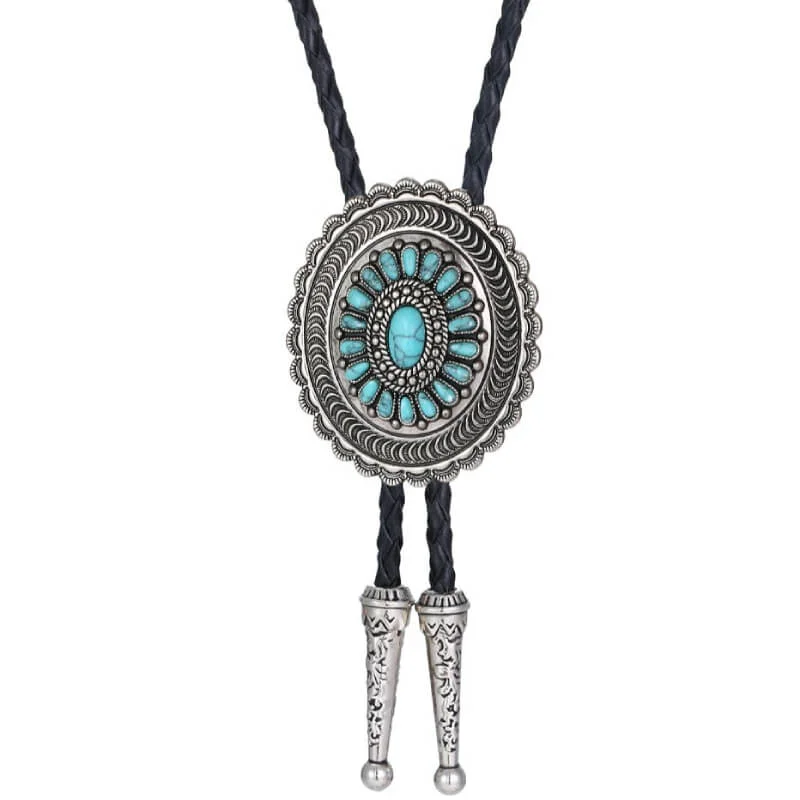 Cravate Bolo Western en Cuir