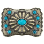 Boucle de Ceinture Country Turquoise