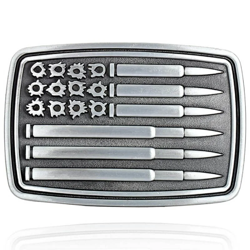 Boucle de Ceinture US en alliage de zinc
