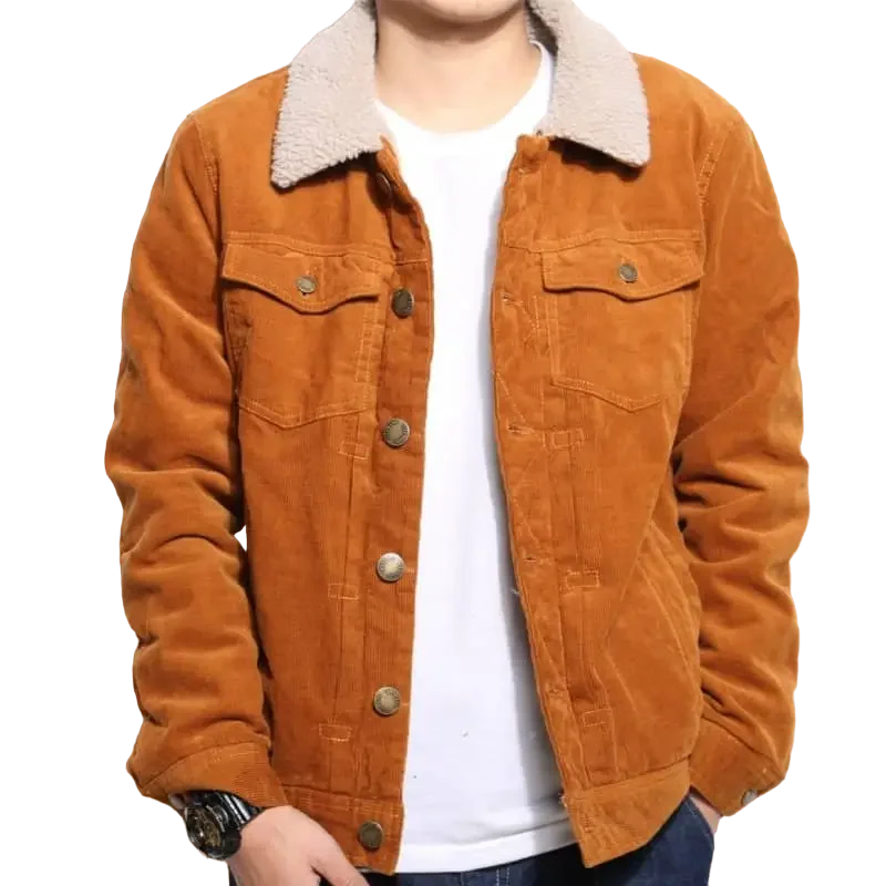 Blouson Western en velours côtelé