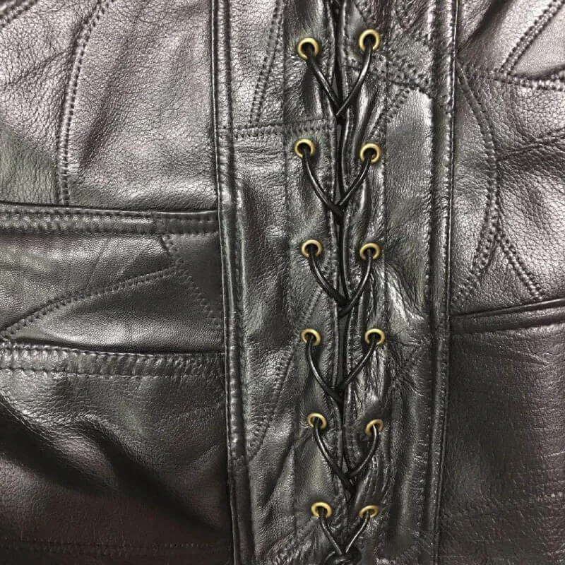 Gilet Cuir Homme