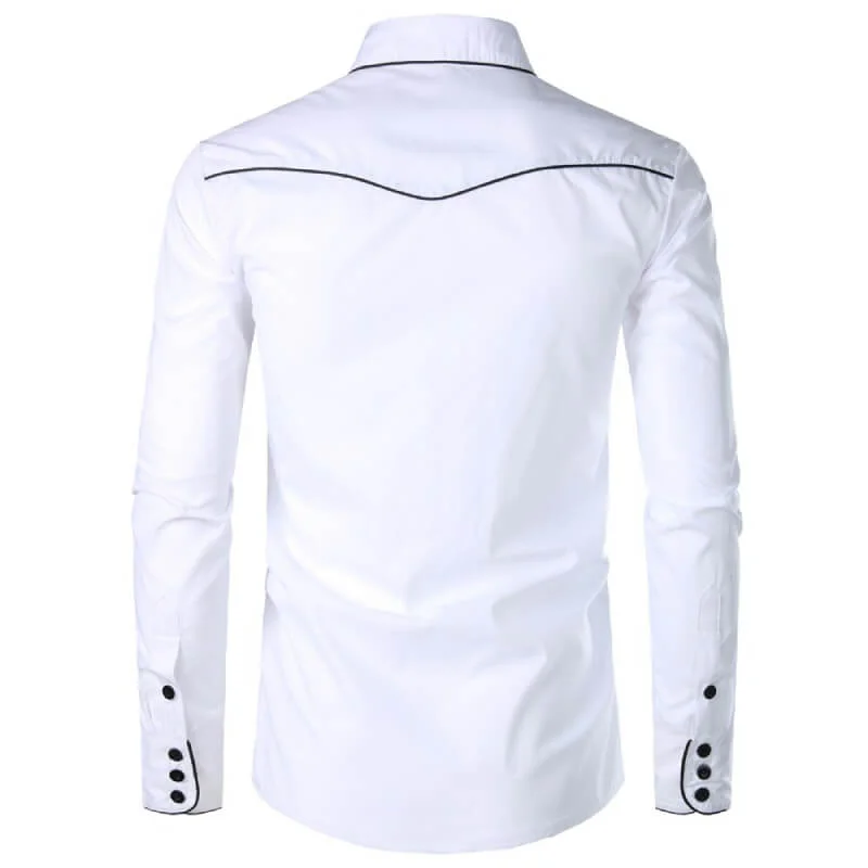 Détails de la Chemise Country Blanche