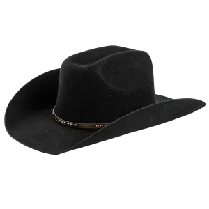Chapeau Western en Feutre Noir