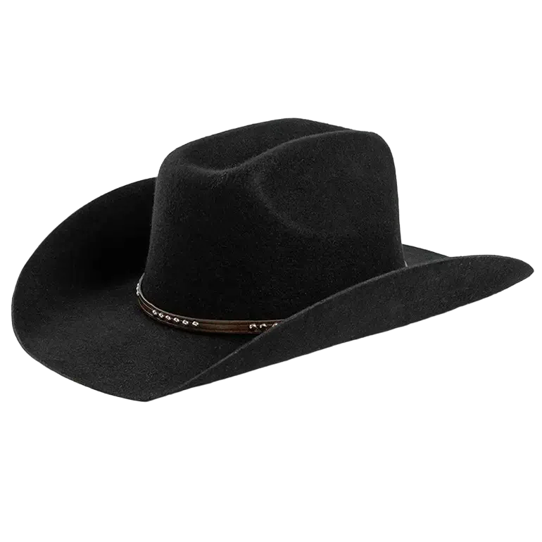 Chapeau Western en Feutre Noir