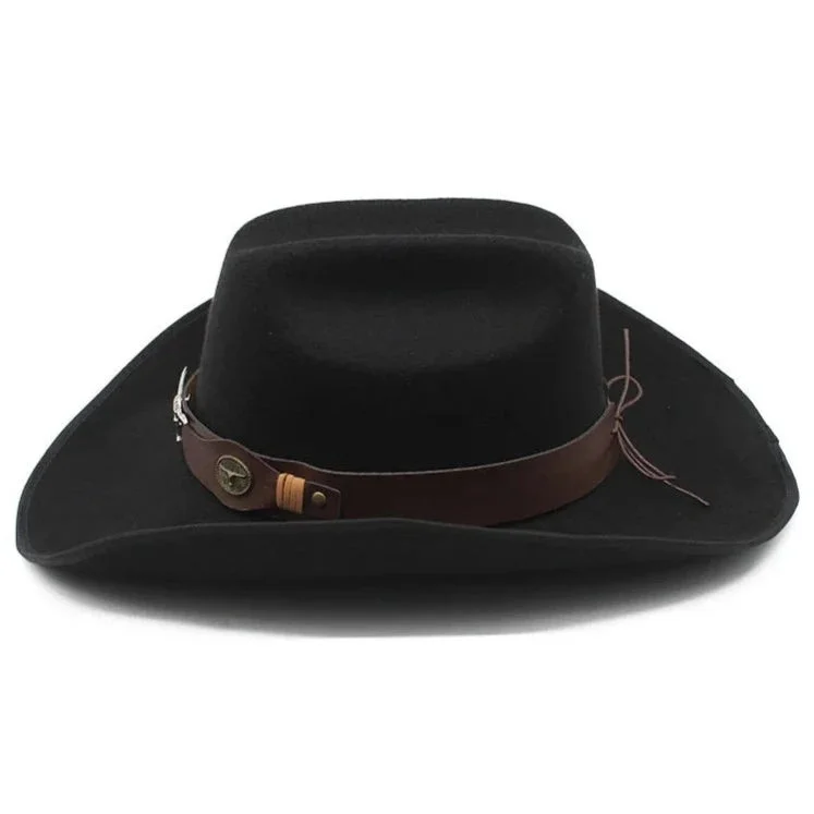 Détails du Chapeau Western Noir