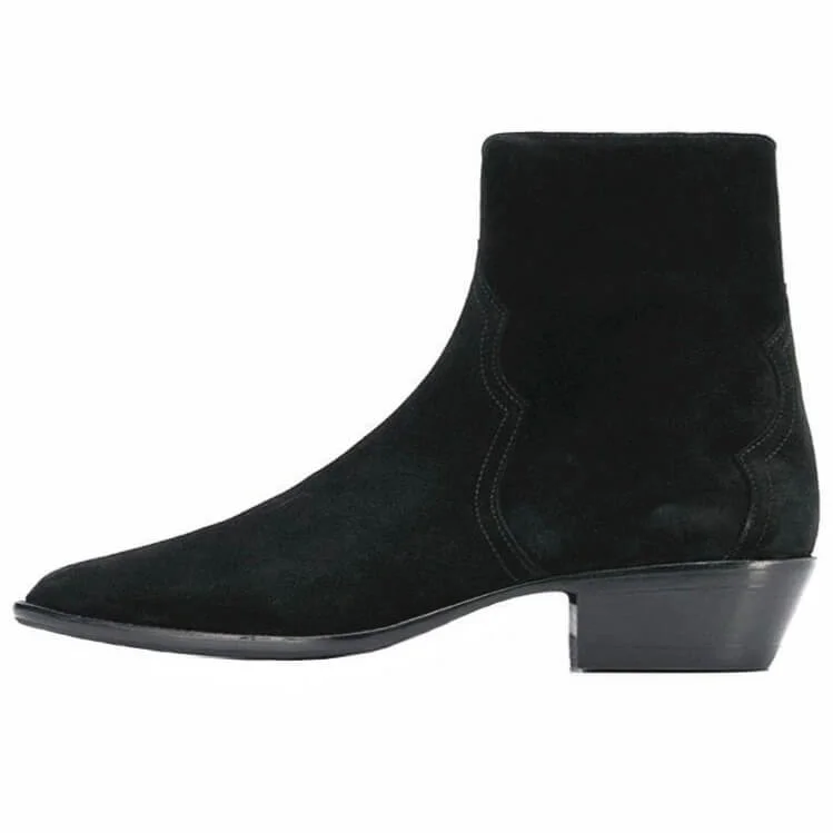 Bottines Cowboy Homme en Cuir