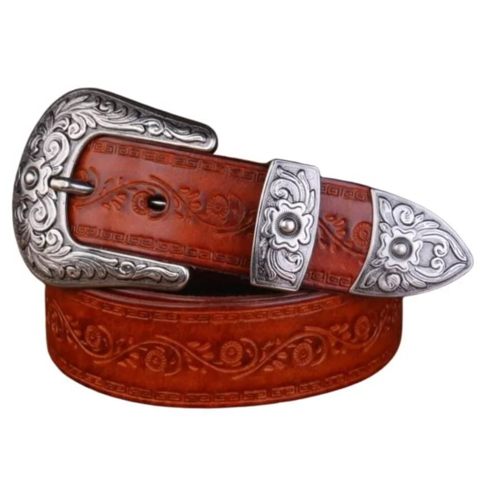Ceinture Design Western en cuir