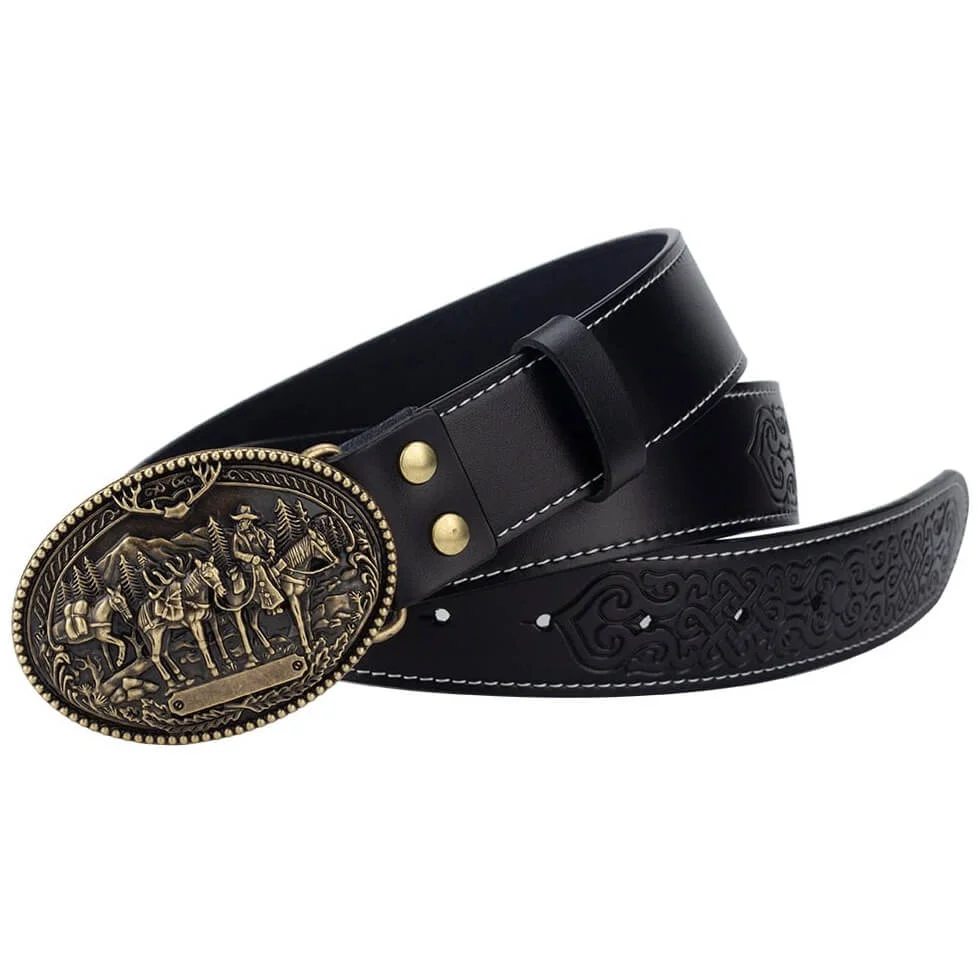 Détails de la ceinture western