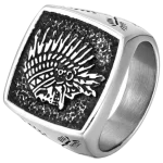 Bague Tête de Mort Indien