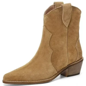 Bottines Cowboy Camel