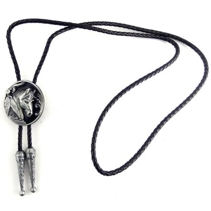Détails du Bolo Tie Argent