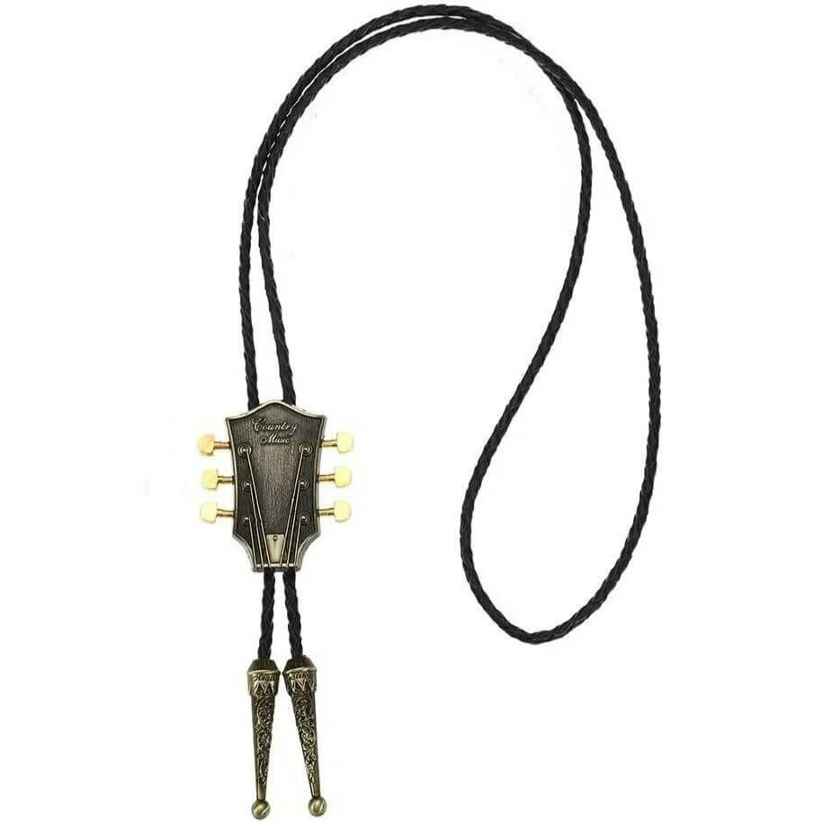 Bolo Tie Country en cuir