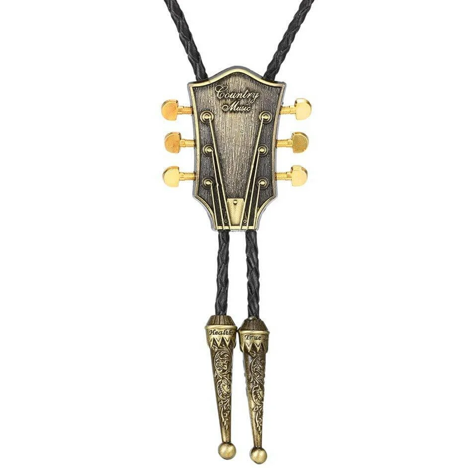 Bolo Tie Country avec médaillon
