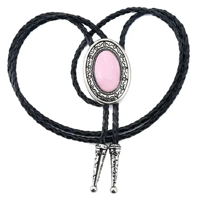 Bolo Tie Country Femme en Cuir