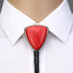 Bolo Tie Homme Rouge