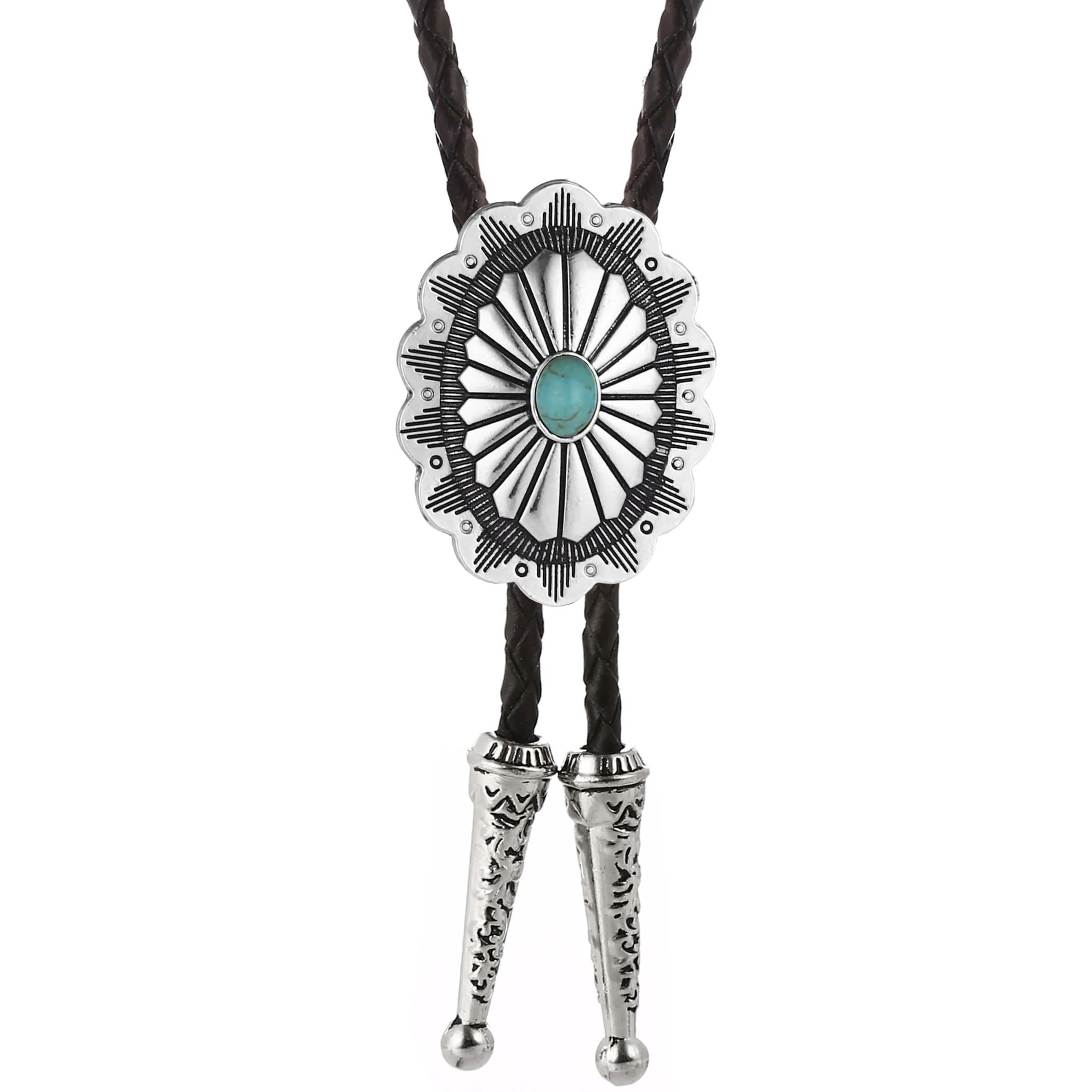 Bolo Tie Johnny Depp sur fond western