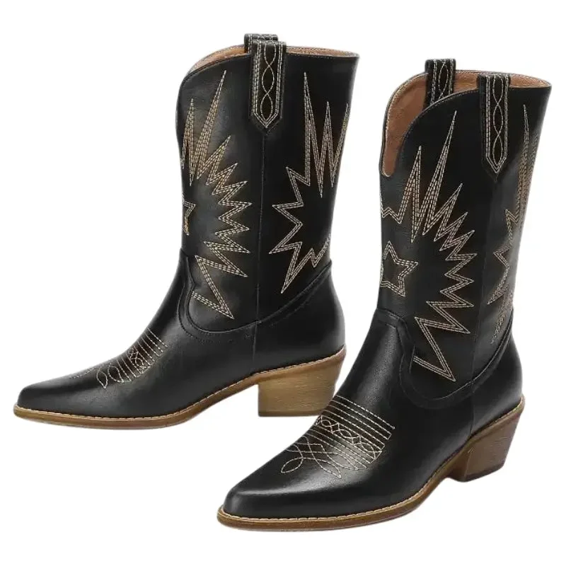 Détails des Boots Style Santiag