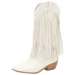 Bottes Cowboy Blanches