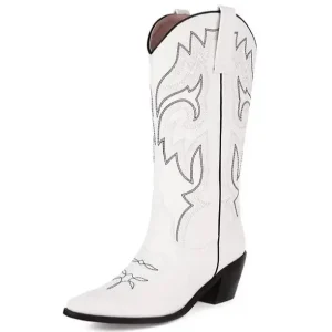Bottes Country Blanches