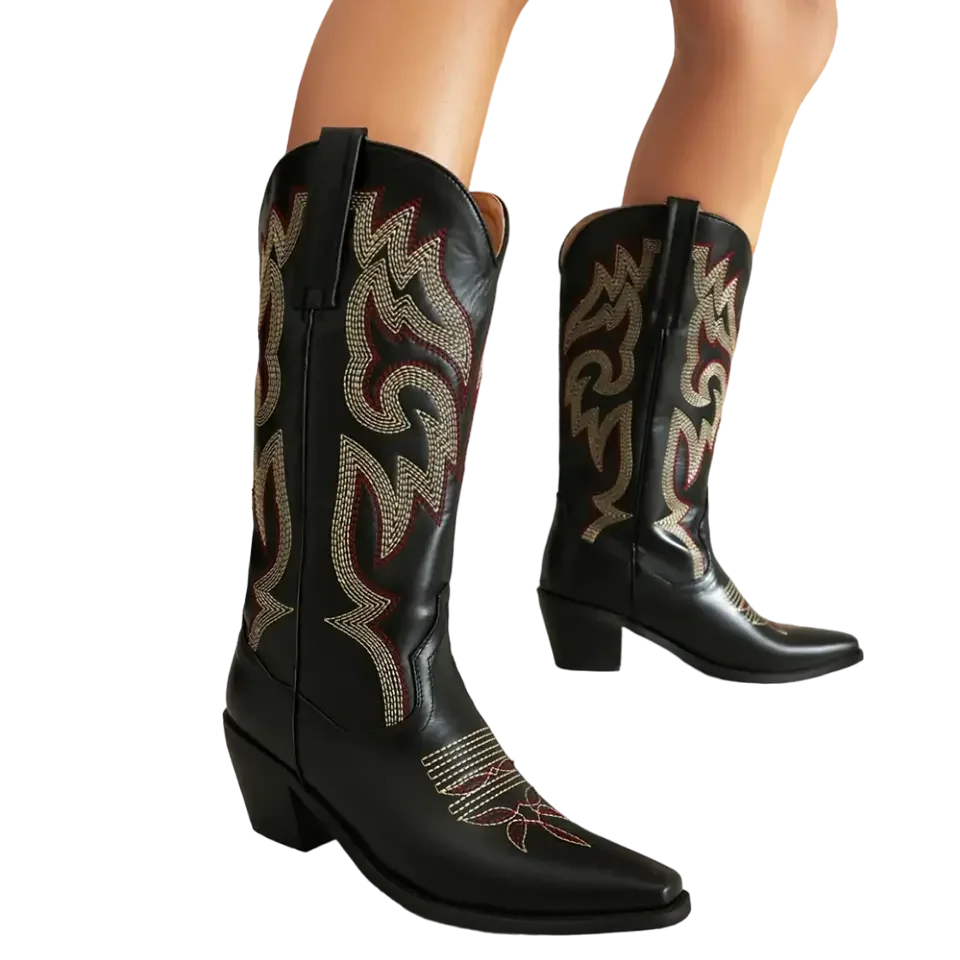 Bottes Style Cowboy pour Femme – Image 2