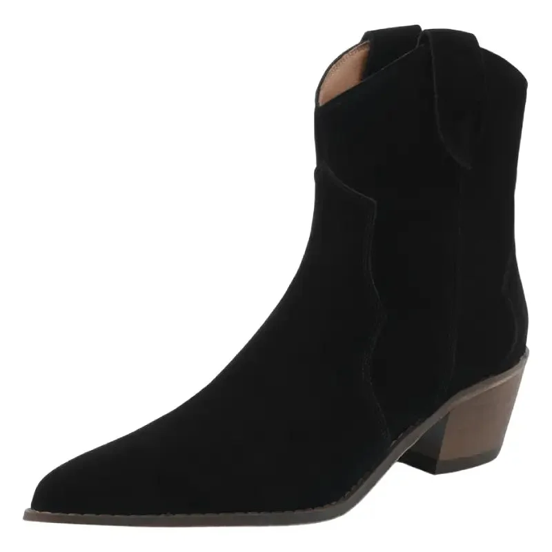 Bottines Cowboy en Daim
