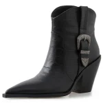 Bottines Western en Cuir pour Femme