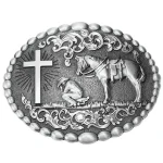 Boucle de Ceinture Cowboy Cheval