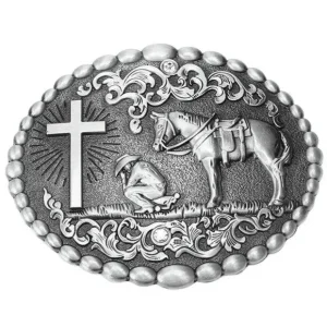 Boucle de Ceinture Cowboy Cheval