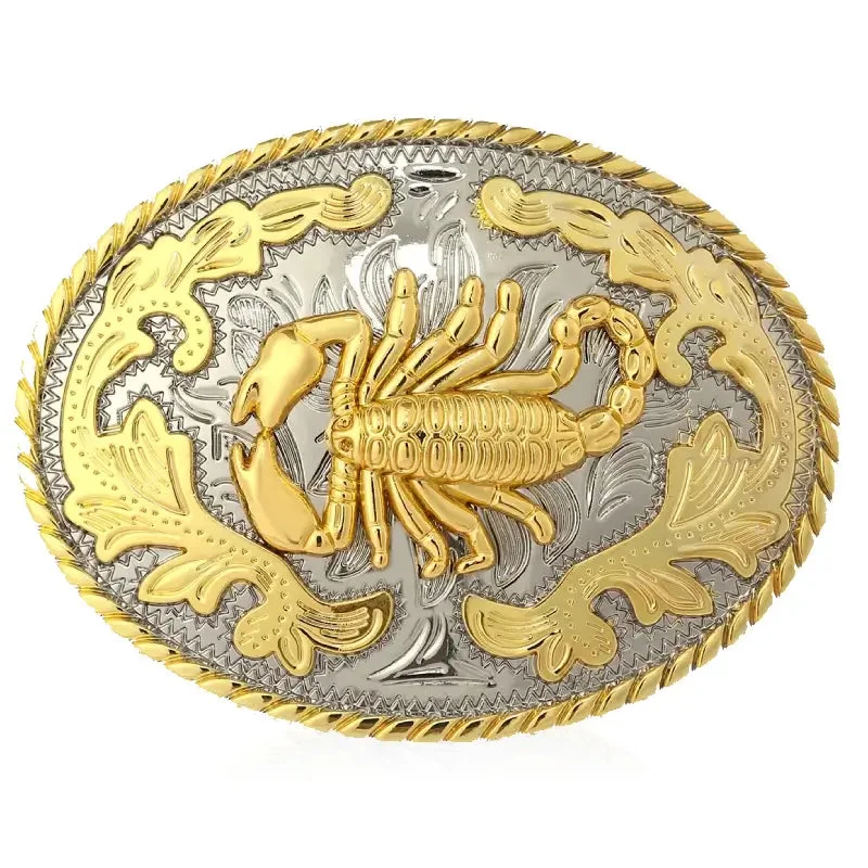 Boucle de Ceinture Ovale Western