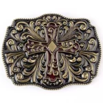 Boucle de Ceinture Style Western Homme